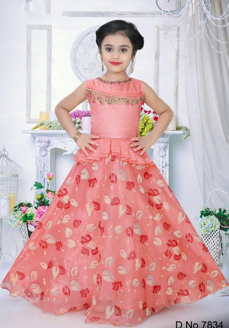 floral gown for girls