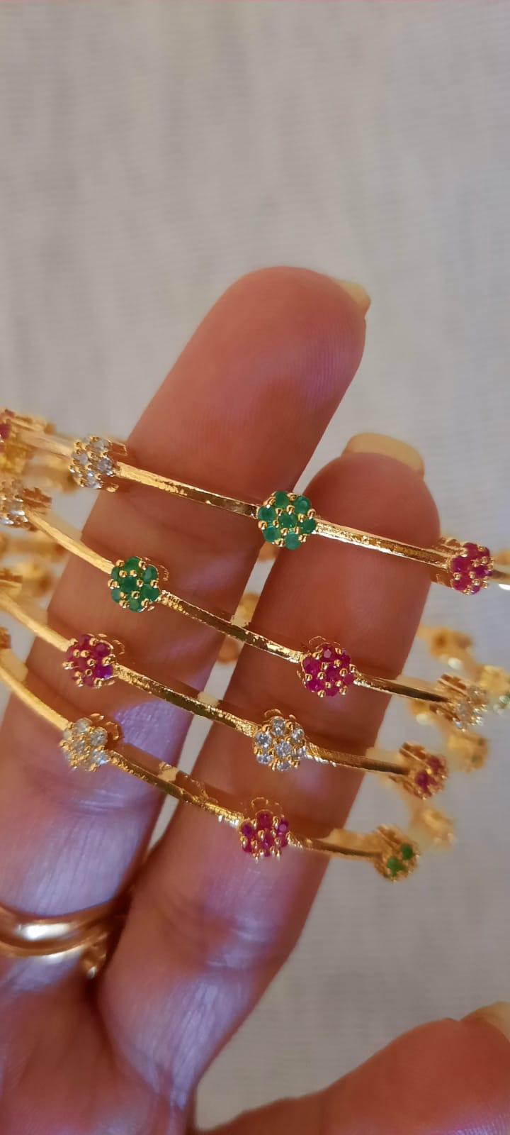 Kids One Gram Golden Indian Bangles
