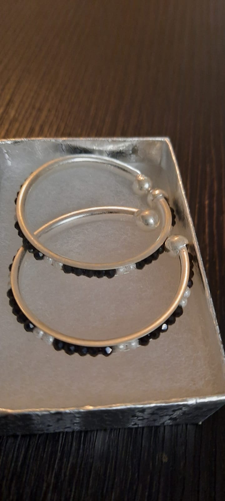 Baby silver anklets
