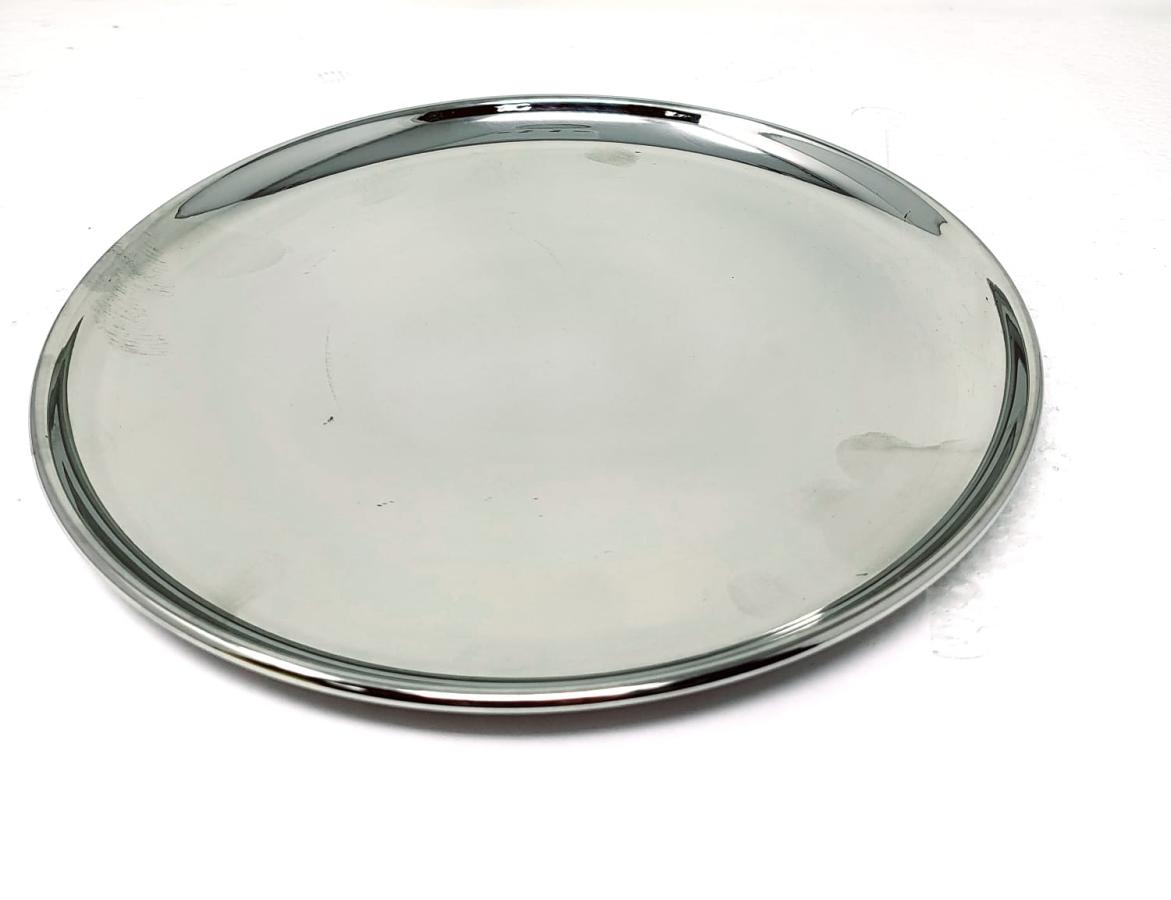 Tabakh Stainless Steel China Plate - 1 Pc - 9" to 11" 