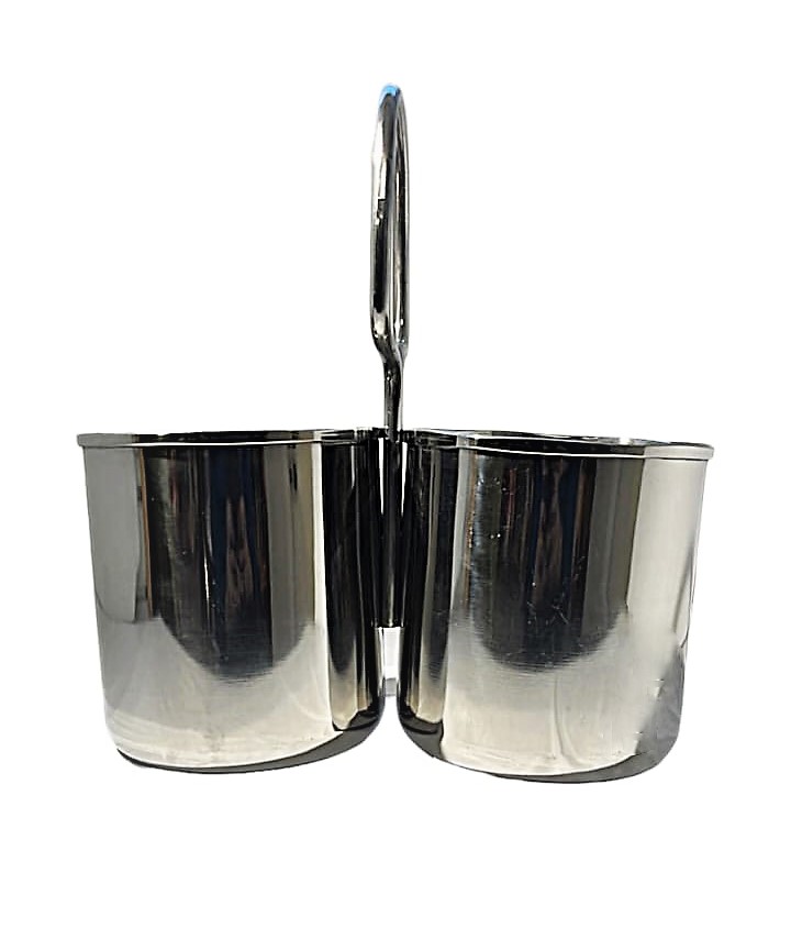 Stainless Steel Serverware Deep Sagdaan / Serving Container - 2, 3, 4 Bowls Stainless Steel Serverware Deep Sagdaan / Serving Container - 2, 3, 4 Bowls