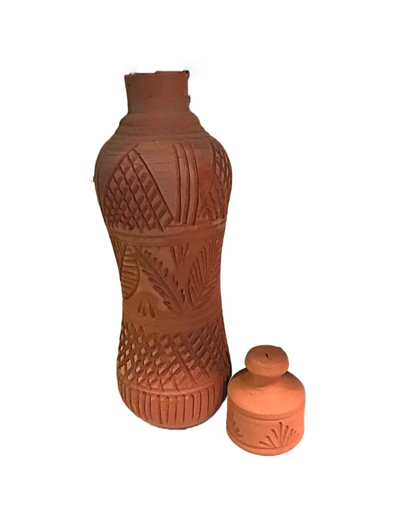 Clay Water Bottle 13"X3"
