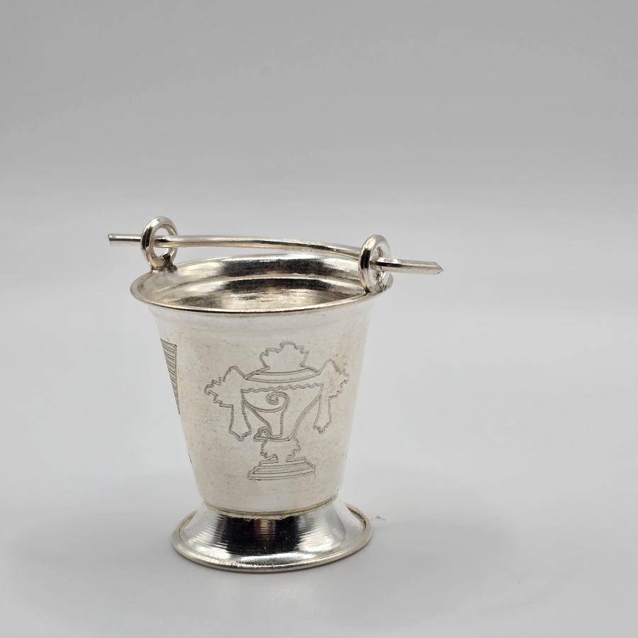 Pure silver gift ,Pure silver shanku charkra namalu Prasad bucket, Return g