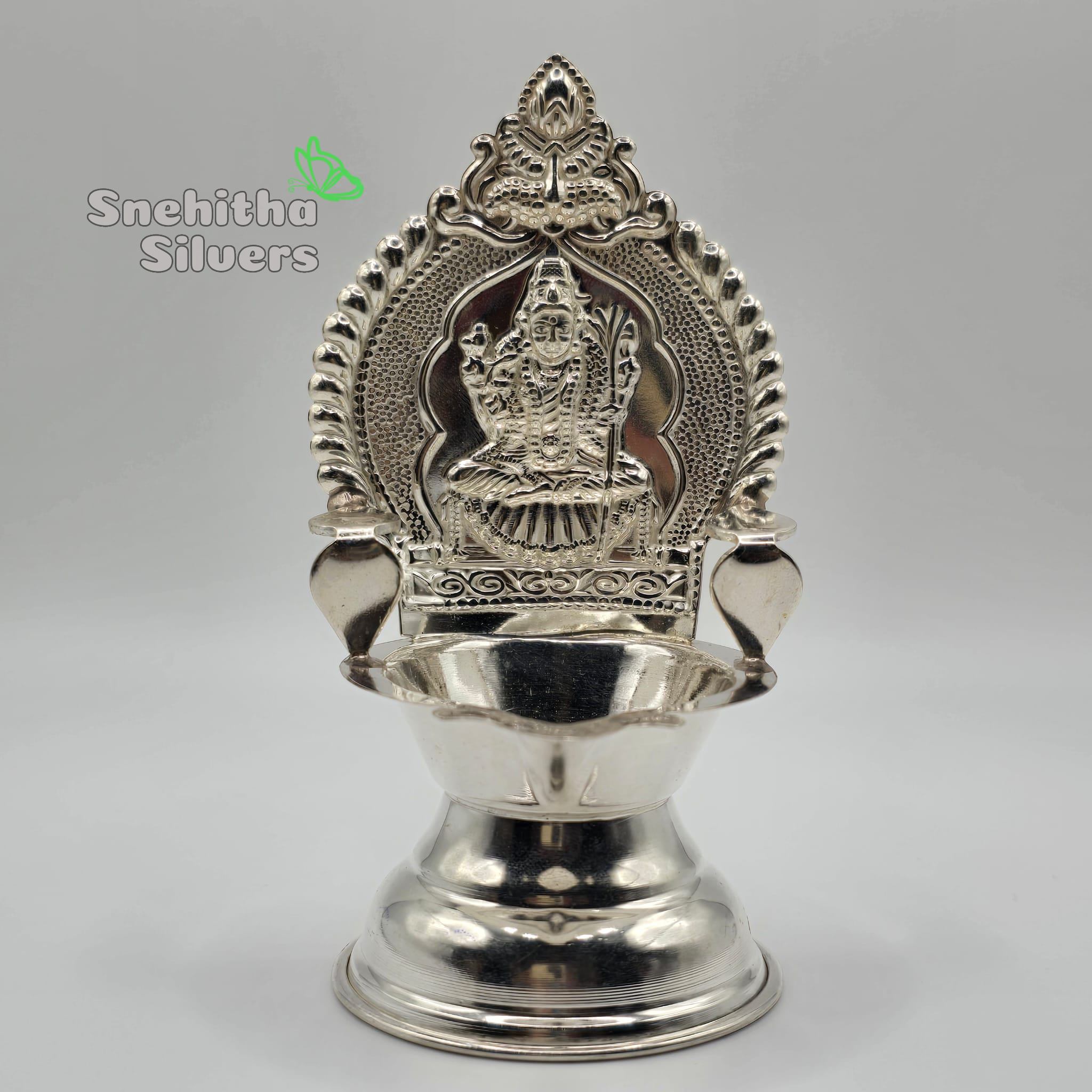 Pure Silver kamakshideepam, Big size Silver Diya, Silver gifts for wedding Pure Silver kamakshideepam, Big size Silver Diya, Silver gifts for wedding