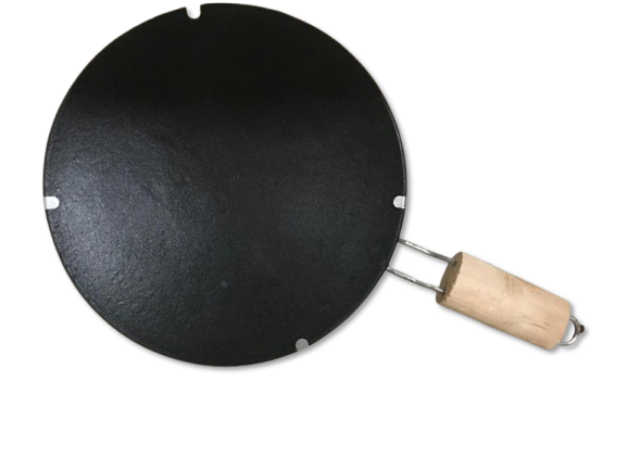 Clay Non Stick 9" Tawa Griddle With Handle