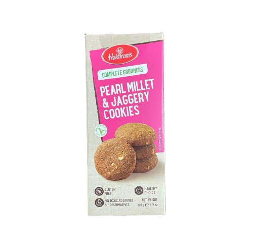 Haldiram Pearl Millet & Jaggery Cookies - 120g