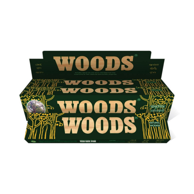 Cycle Brand WOODS Incense Sticks - 15 Sticks/Pack - 6 Packs/Box Cycle Brand WOODS Incense Sticks - 15 Sticks/Pack - 6 Packs/Box