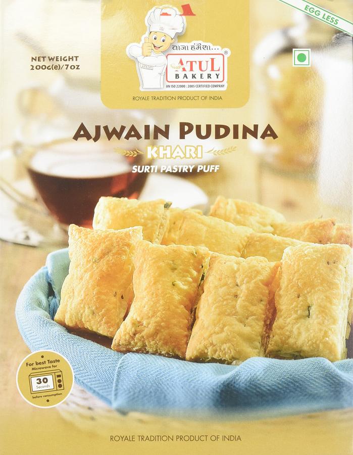 Atul Bakery- Ajwain Pudina Khari 400 gms