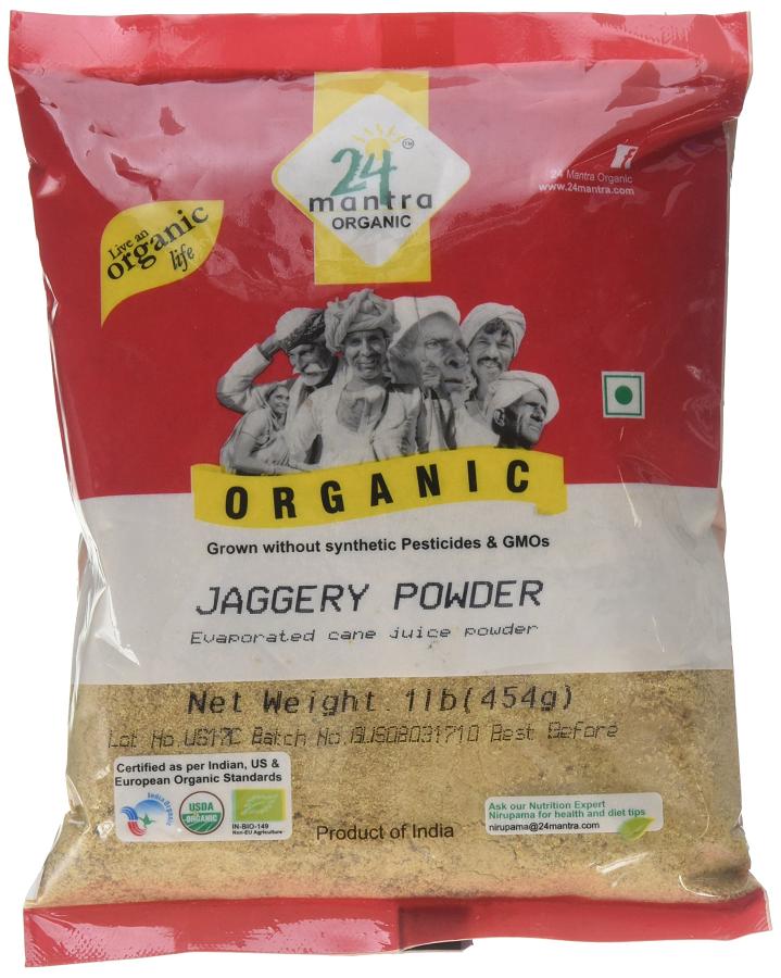 24 Mantra Organic Jaggery Powder 1 lb