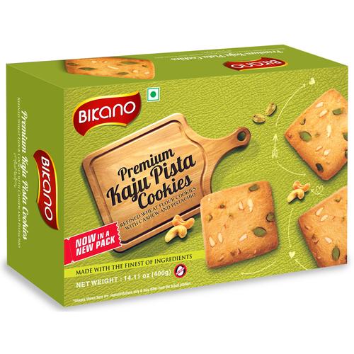 Bikano by Bikanervala Kaju Pista Cookies, 400gm