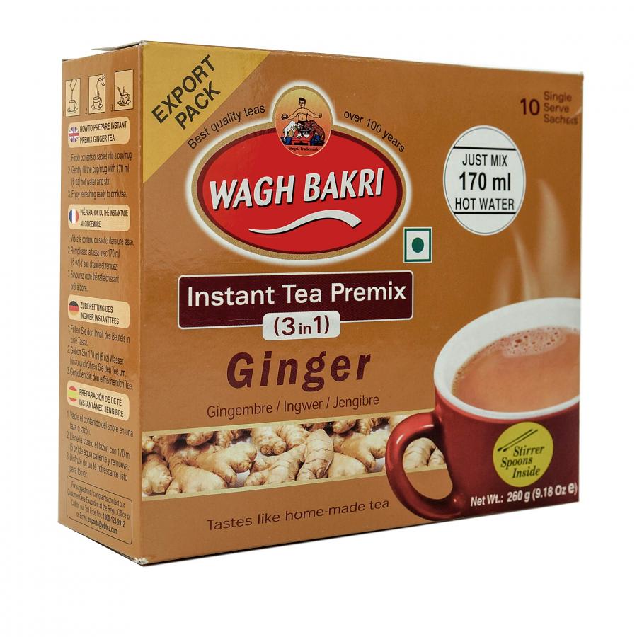 Wagh Bakri Instant Ginger Tea 3 in 1 10 sachets