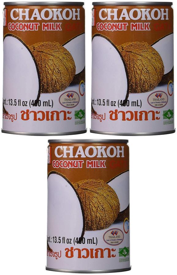 Chaokoh Coconut Milk 13.5 ounce (Pack Of 3) Pack of 3