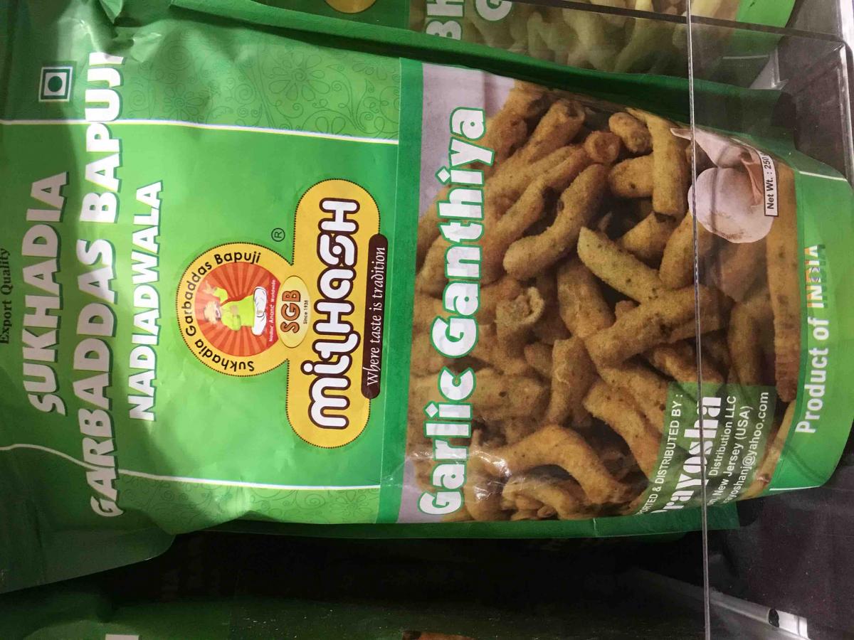 Sukhadia Garbaddas - Garlic Ganthia 400 gms