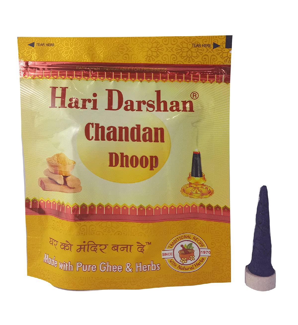 Hari Darshan Chandan Dhoop 10 sticks x 12pkt