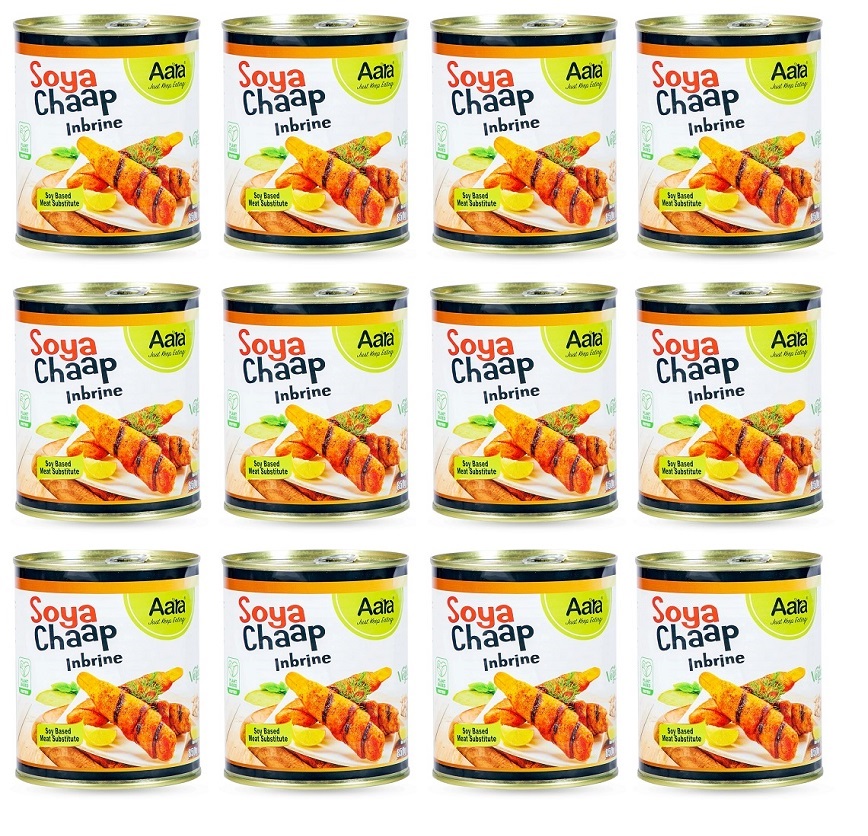 Bulk Soya Chaap (Plant Based Protein) Aara Brand - 1 Case - 12 Packs x 850g Bulk Soya Chaap (Plant Based Protein) Aara Brand - 1 Case - 12 Packs x 850g
