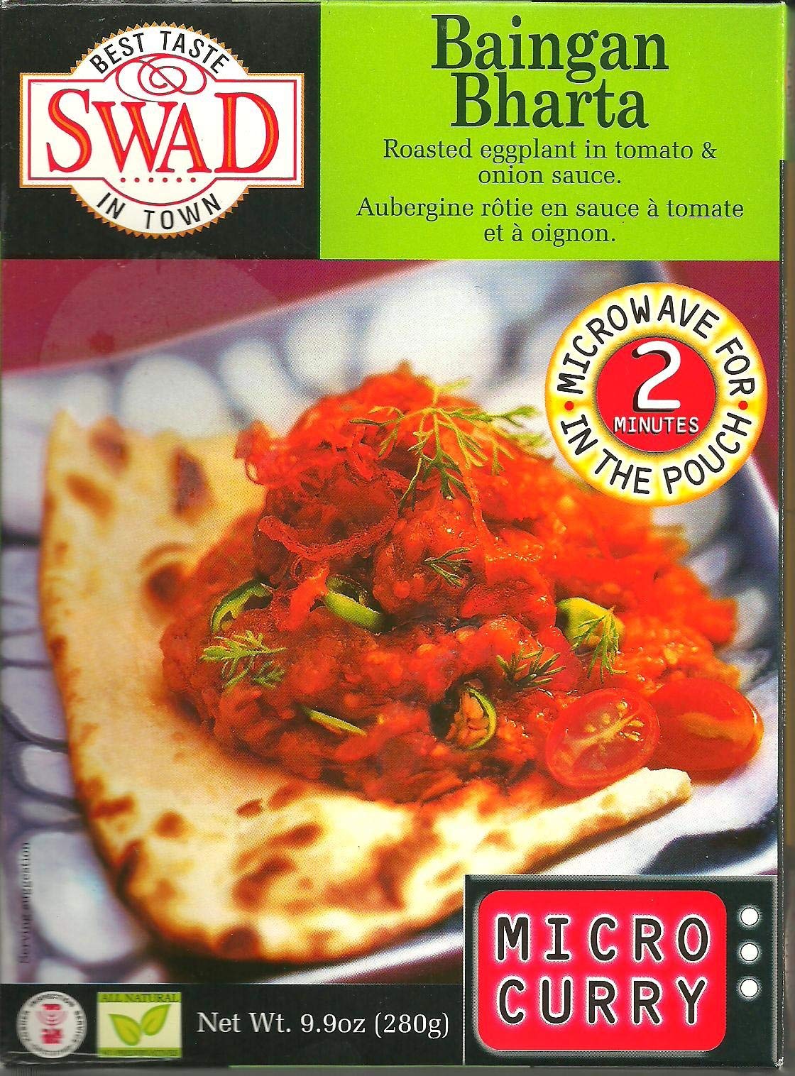 Swad Micro Curry Baingan Bharta 280 gms 46153 USA