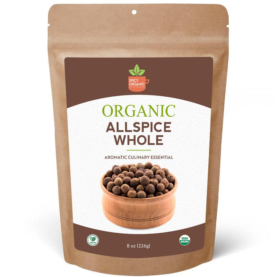 Organic Allspice Whole — 8oz