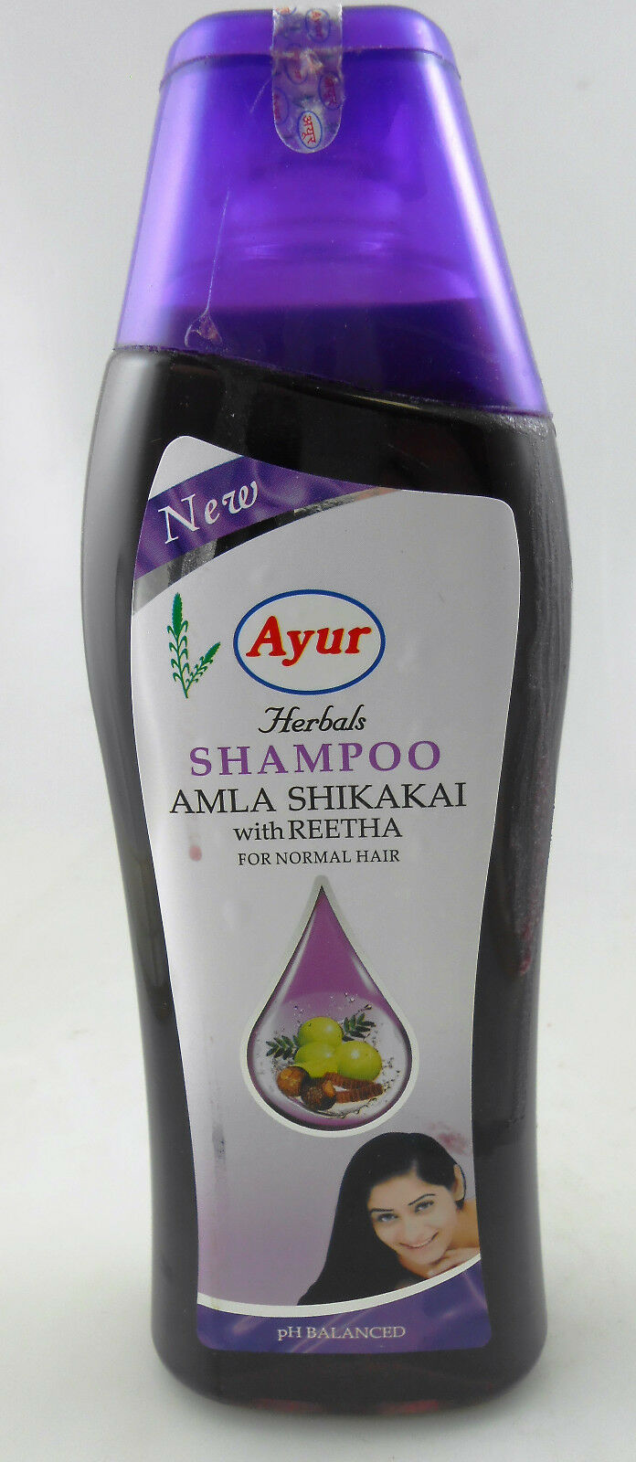 Ayur Herbal Shampoo, Amla & Shikaki w/ Reetha For Normal Hair Xtra Conditioner 500Ml By Ayur