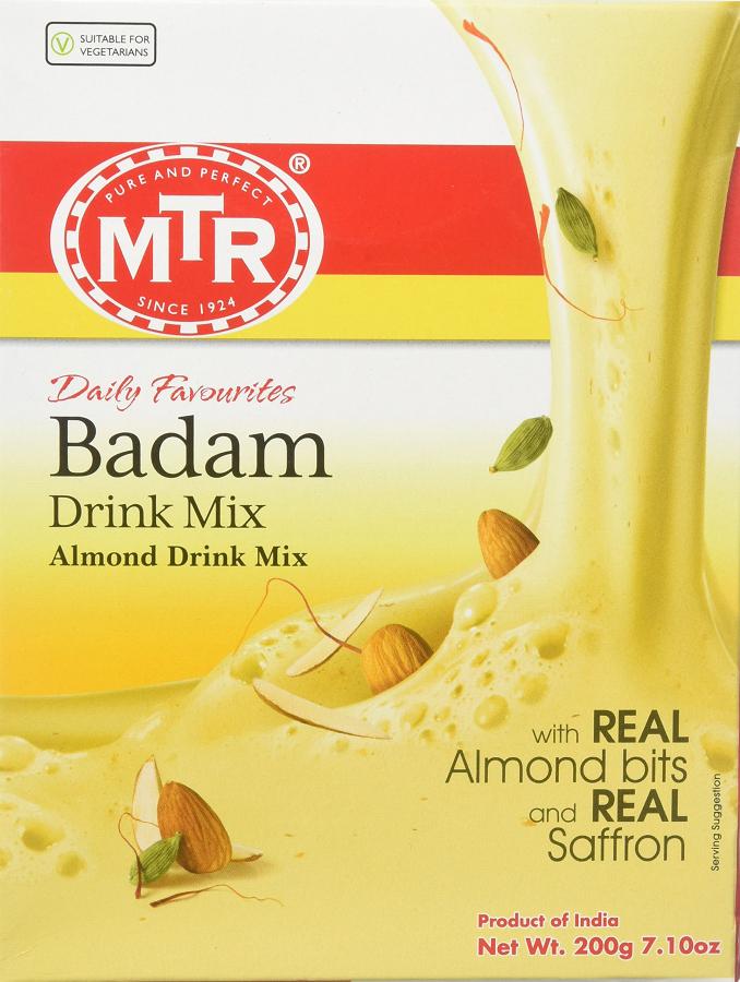 MTR- Badam drink mix with real almond bits and real saffron 200 gms MTR- Badam drink mix with real almond bits and real saffron 200 gms