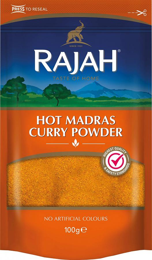 Rajah Hot Madras Curry Powder 100 gms