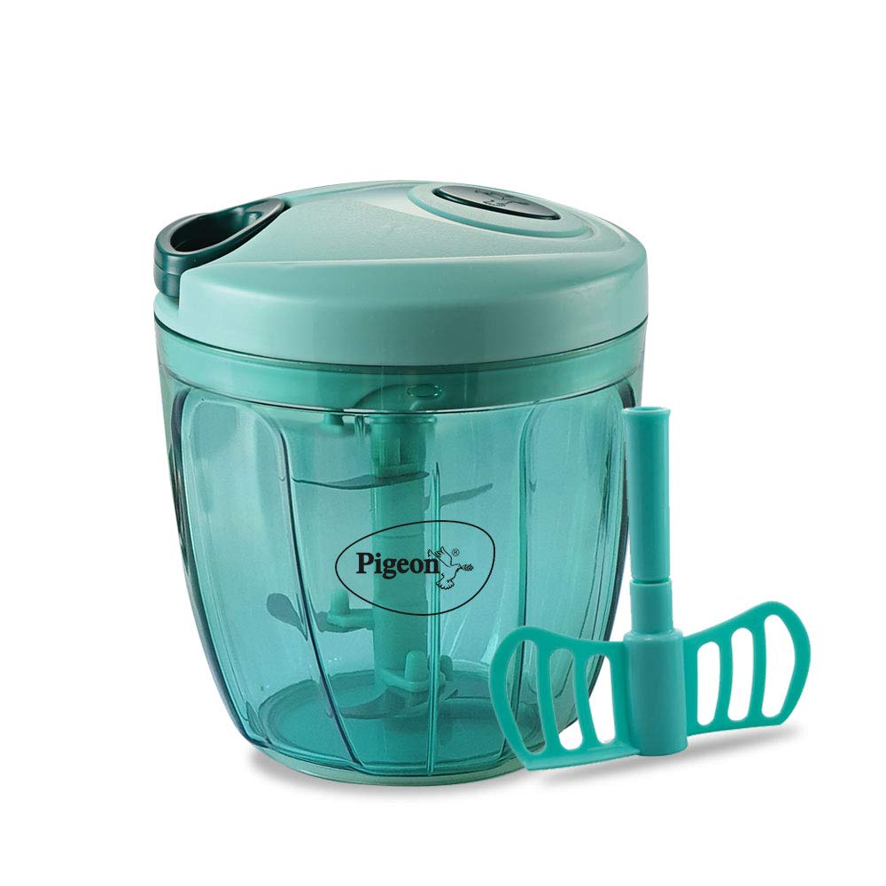 Pigeon by Stovekraft Handy and Compact Chopper XL with 3 blades for effortlessly chopping vegetables and fruits for your kitchen