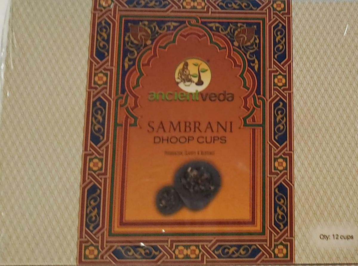 Ancient Veda Sambrani Dhoop Cups 12 cups