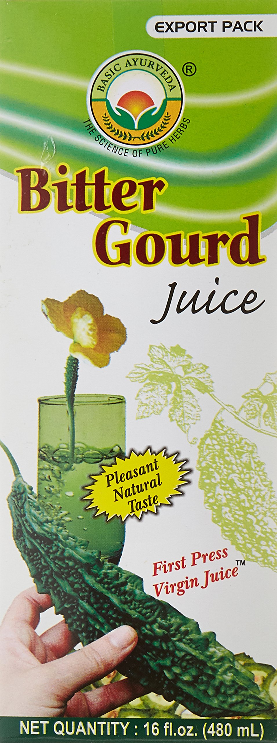 Bitter Gourd Juice basic Ayurveda 480 ml 46215 USA