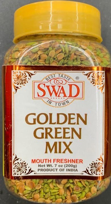 Swad Golden Green Mix Mouth Freshner 200 gms