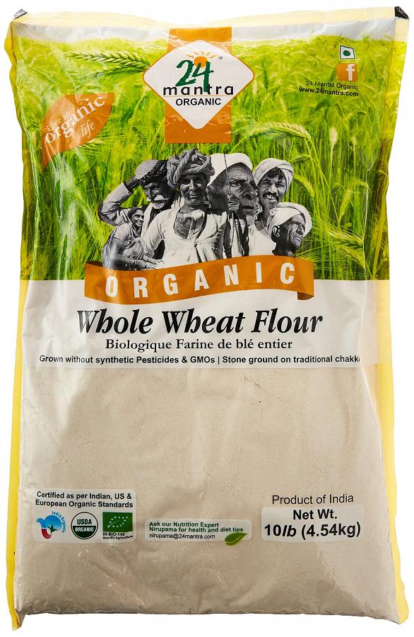 24 Mantra Organic Whole Wheat Flour 10 lbs