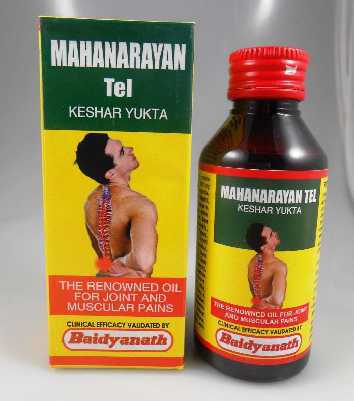 Baidyanath Mahanarayan Tel Oil Joint & Muscular Pains Natural Herbel 100