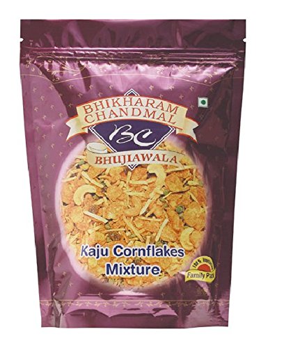 Bhikharam Chandmal Kaju Cornflakes Mixture, Indian Snack 150 Gm Bhikharam Chandmal Kaju Cornflakes Mixture, Indian Snack 150 Gm
