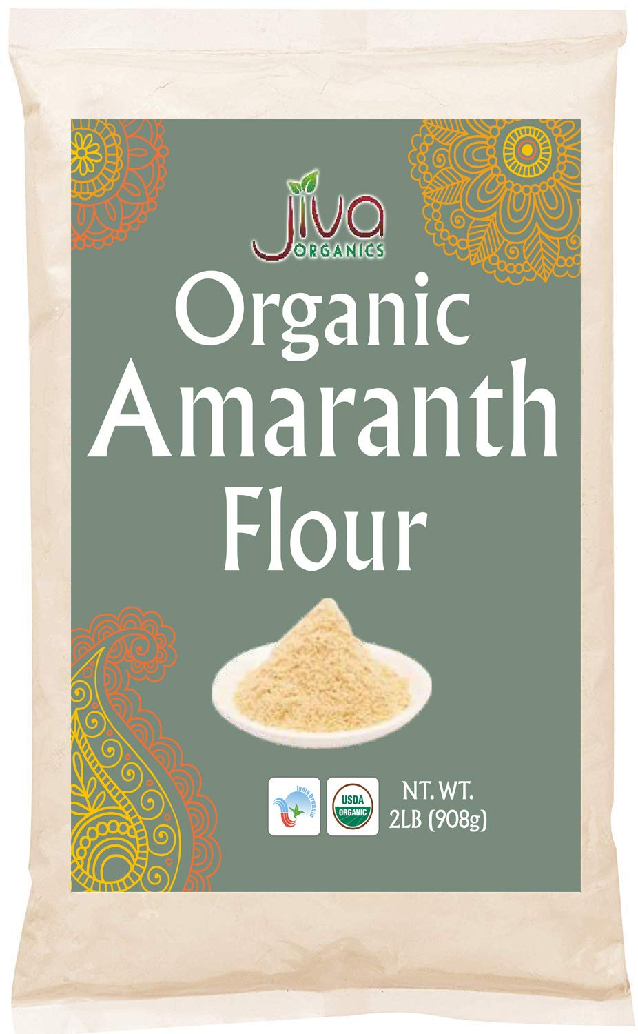 Jiva Organics- Amaranth Flour 2 lbs