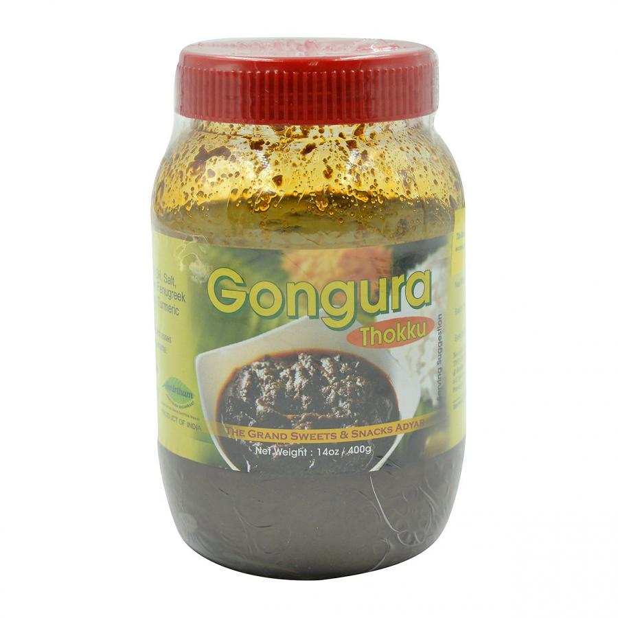 Gss Adyar- Gongura Pickle 400 gms