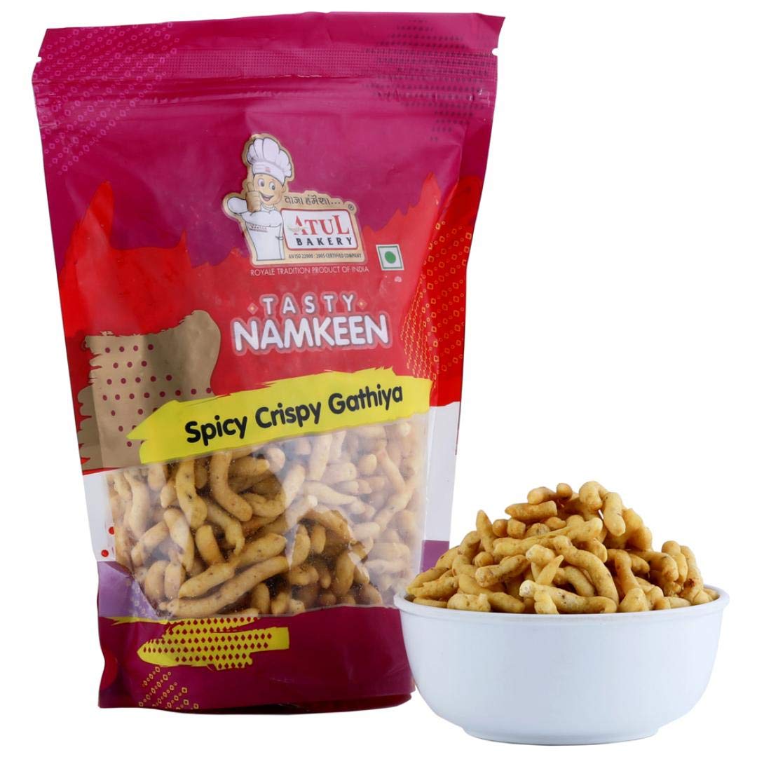 Atul Bakery Spicy Crispy Gathiya 500gm
