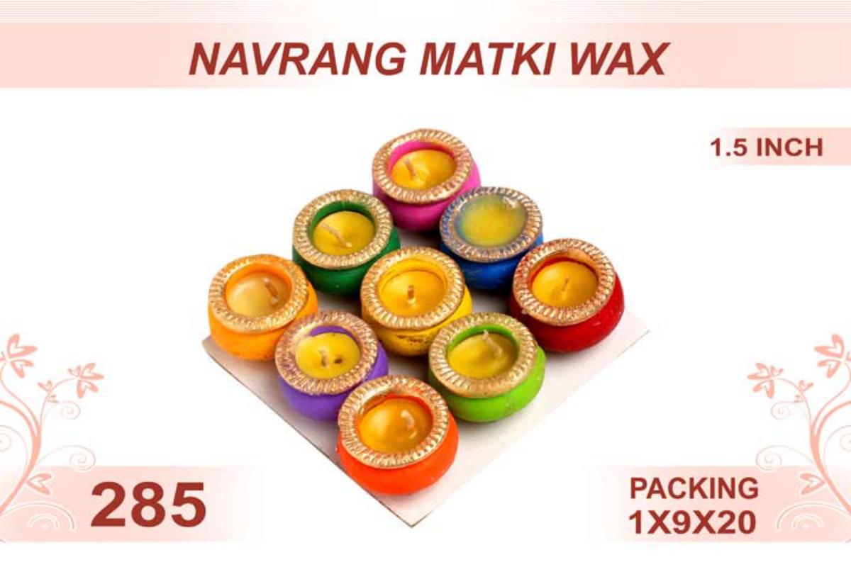 Navrang Matki Wax 9pc 1.5inch #285