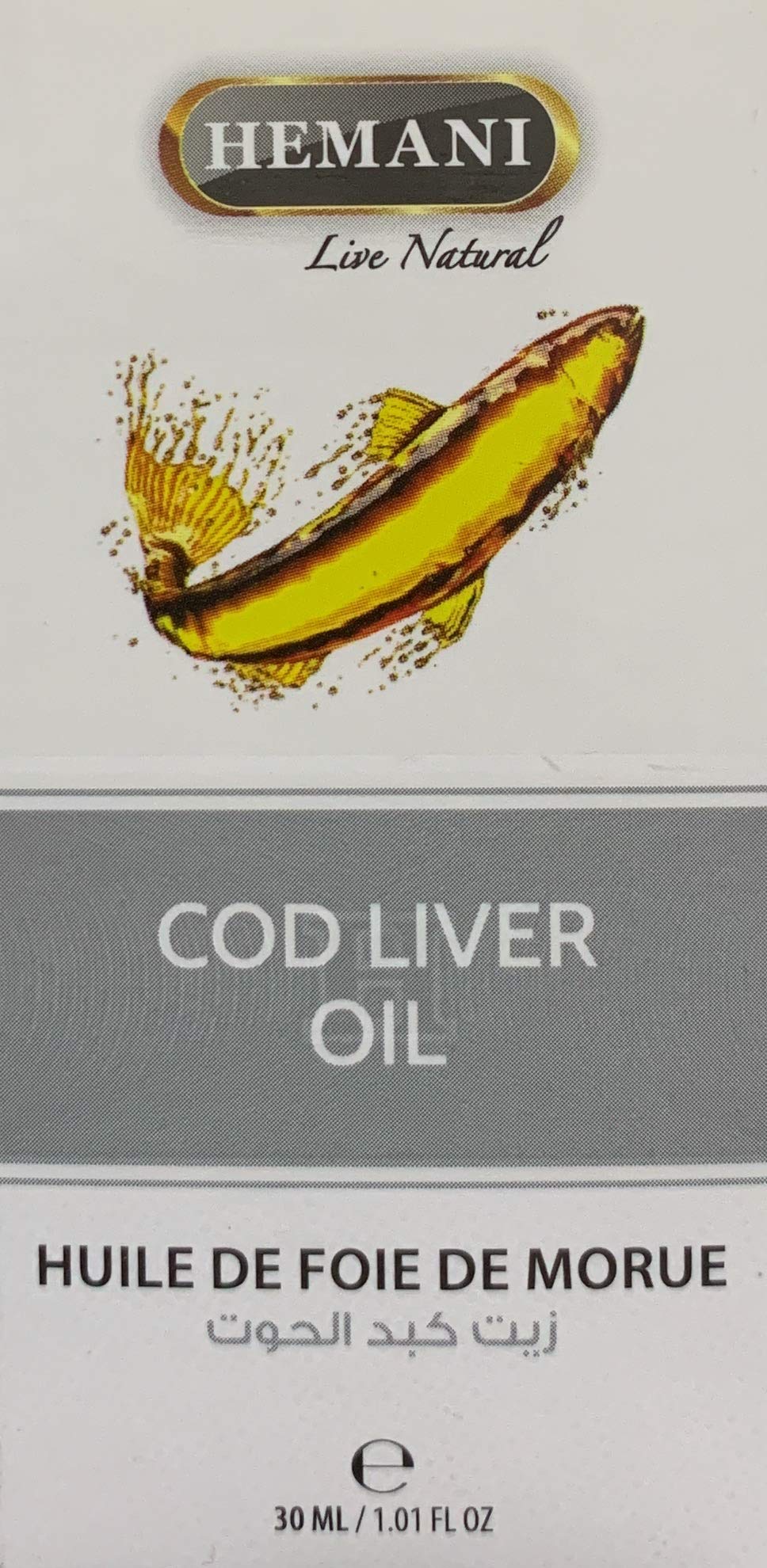 Natural Oil 30 ml (Cod Liver)