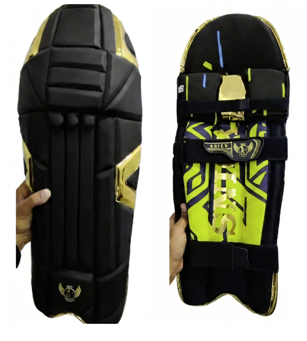 SNICK PREMIUM LITE BATTING PADS THREE STRAP (2026) - BLUE\BLACK  MEN\YOUTH