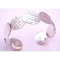 BR116 Silver Hammered Cuff Bracelet Dress Up Your Wrist w/ Twisted Drilled BR116 Silver Hammered Cuff Bracelet Dress Up Your Wrist w/ Twisted Drilled