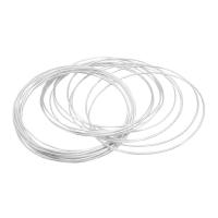 Sterling Silver 20 Pieces Joined Brangles Set to Wear Together Sterling Silver 20 Pieces Joined Brangles Set to Wear Together