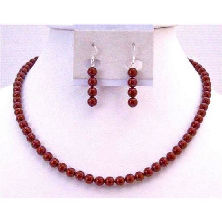 Red Pearls Jewelry Wine Pearls Swarovski Bordeaux Flower Girl Necklace Red Pearls Jewelry Wine Pearls Swarovski Bordeaux Flower Girl Necklace