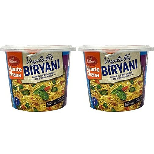 Pack Of 2 - Haldiram's Minute Khana Vegetable Biryani - 70 Gm Pack Of 2 - Haldiram's Minute Khana Vegetable Biryani - 70 Gm