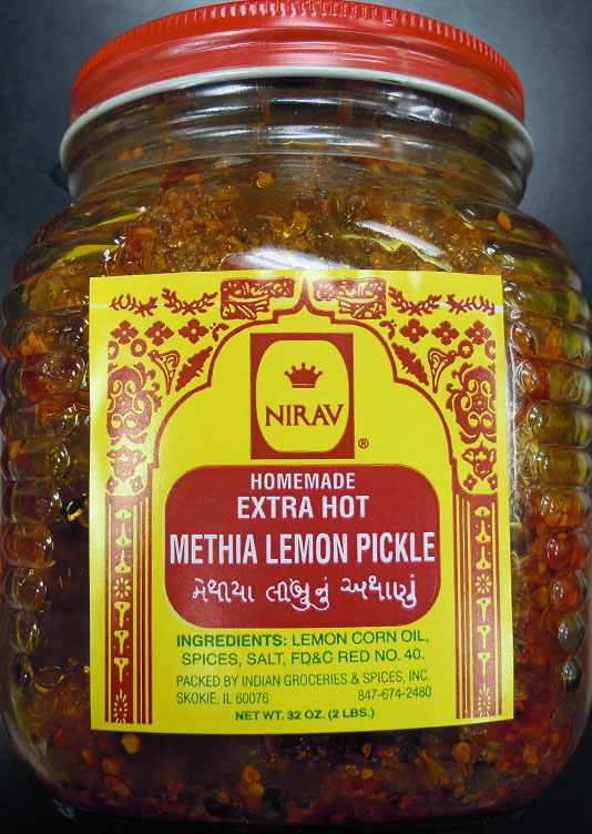 Nirav Extra Hot Methia Lemon Pickle 2 lbs