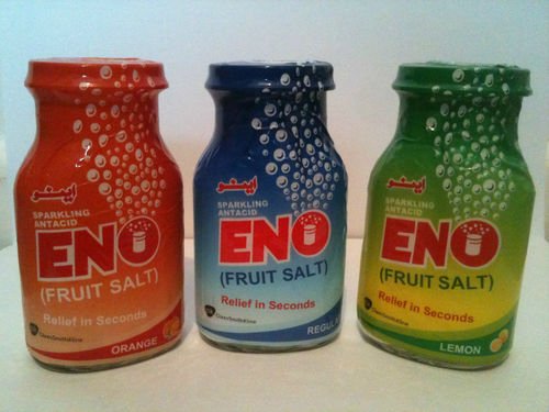 ENO Fruit Salt Sparkling Antacid Original 100g (3 Pcs, Combo Lemon Orange & Regular Each of 1pcs)