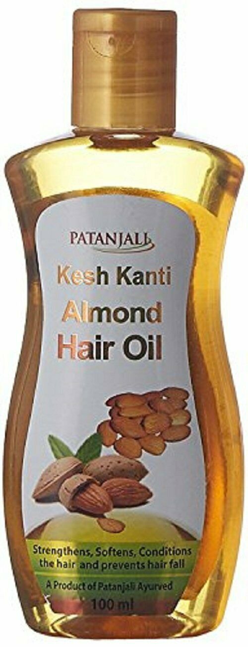 Patanjali Kesh Kanti Almond Hair Oil Ayurvedic Medicine 50ml (Pack of 5)