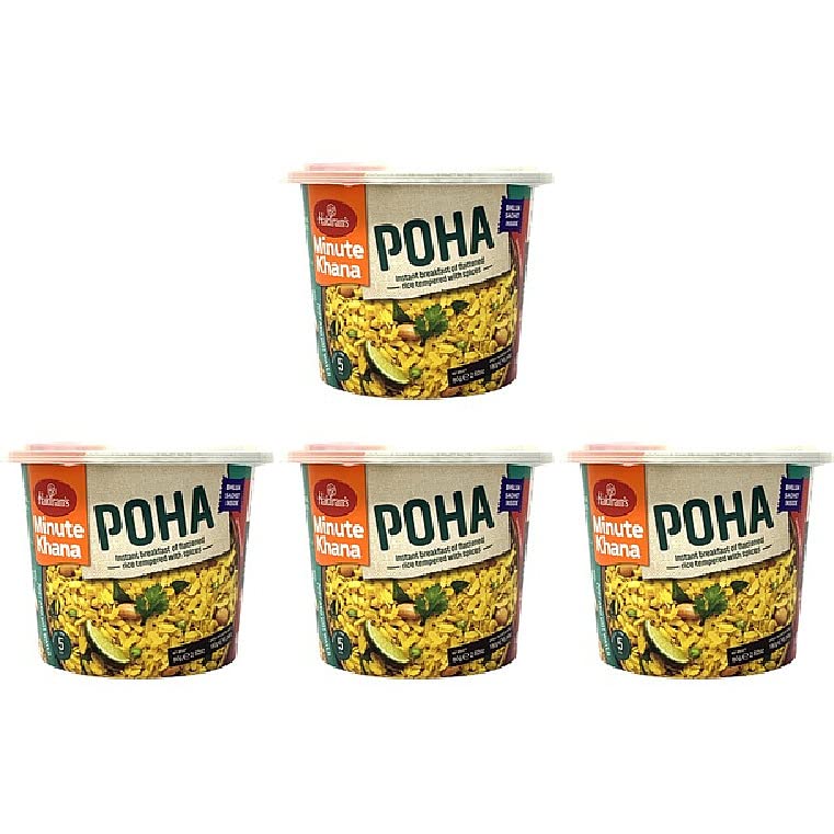 Pack Of 4 - Haldiram's Minute Khana Poha - 80 Gm