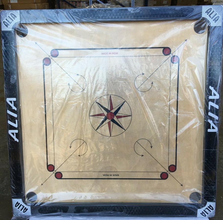 CARROM BOARD WITH CARROM COIN & STRICKERS-INDOOR TOURNAMENT 33*33 #44468 |  Buy Carrom Board Online