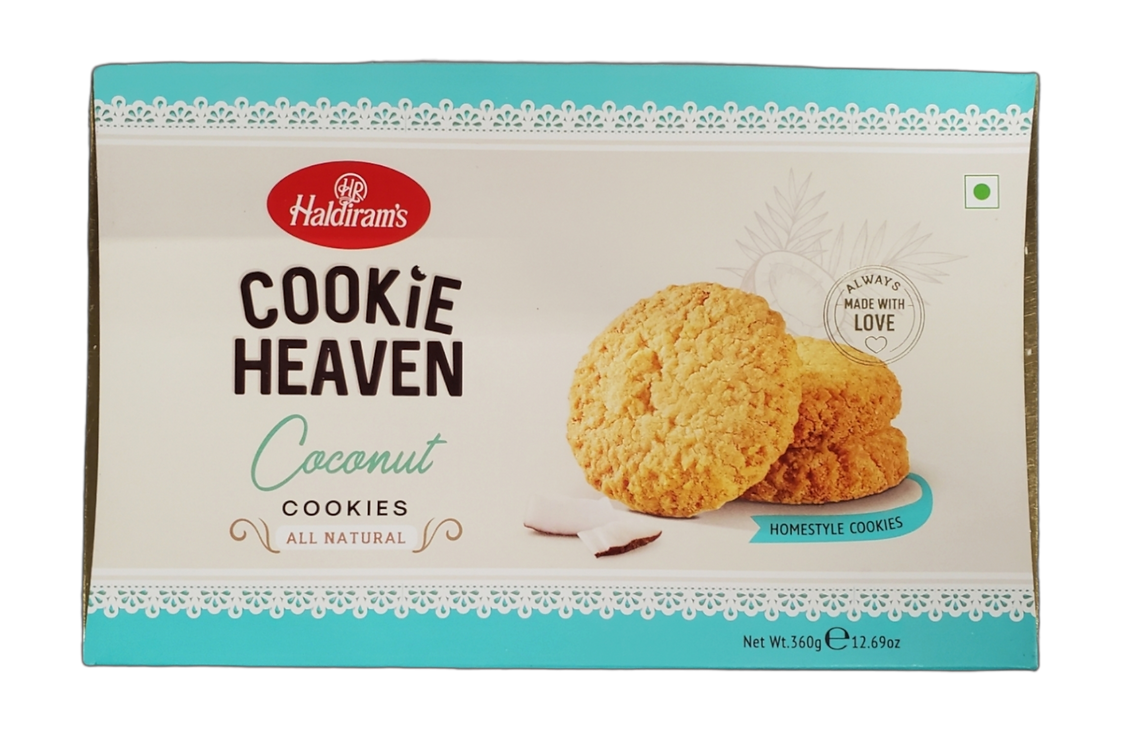Haldiram Cookie Heaven Coconut Cookies - 360 gm