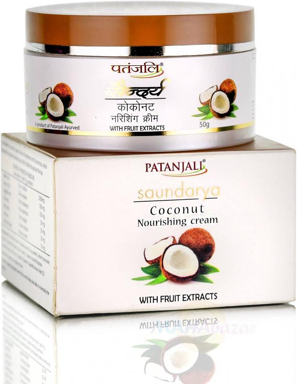 Patanjali Saundarya Coconut Nourishing Cream 50g