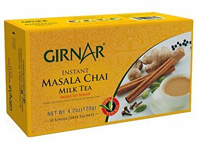 Girnar Instant Chai (Tea) Premix With Masala Unsweetened, 10 Sachet Pack Girnar Instant Chai (Tea) Premix With Masala Unsweetened, 10 Sachet Pack