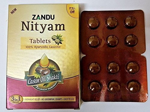 Zandu Nityam Tablet 12 tab #55536 | DesiClik.com, USA